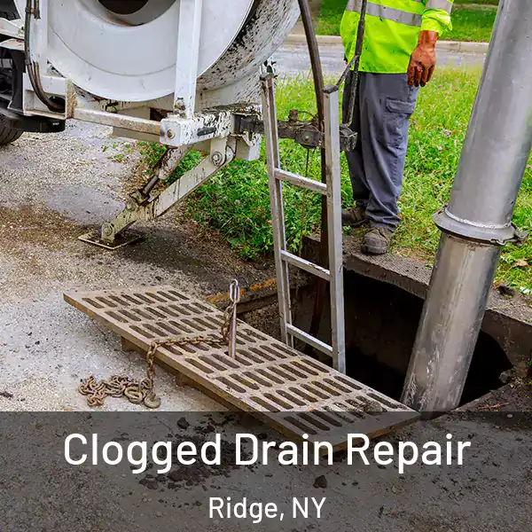  Clogged Drain Repair Ridge, NY