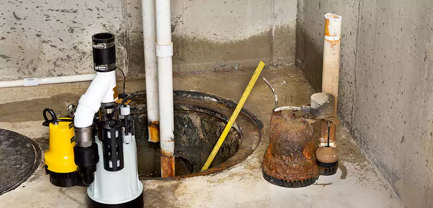 Installing Sump Pump in Finished Basement in Ridge, NY